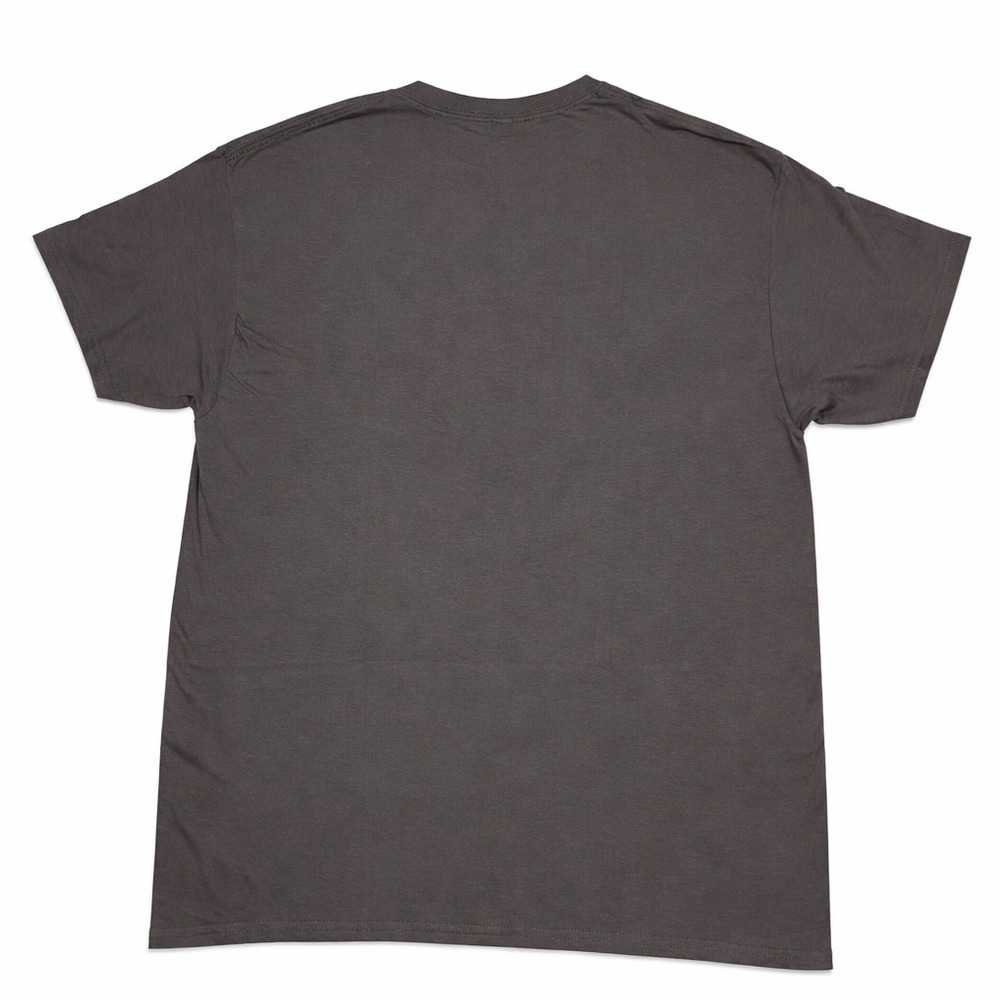 Gildan Wishin I Was‎ Fishin Graphic T-Shirt Charcoal Grey Large Heavy Cotton - Picture 4 of 8